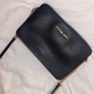black MK cross body